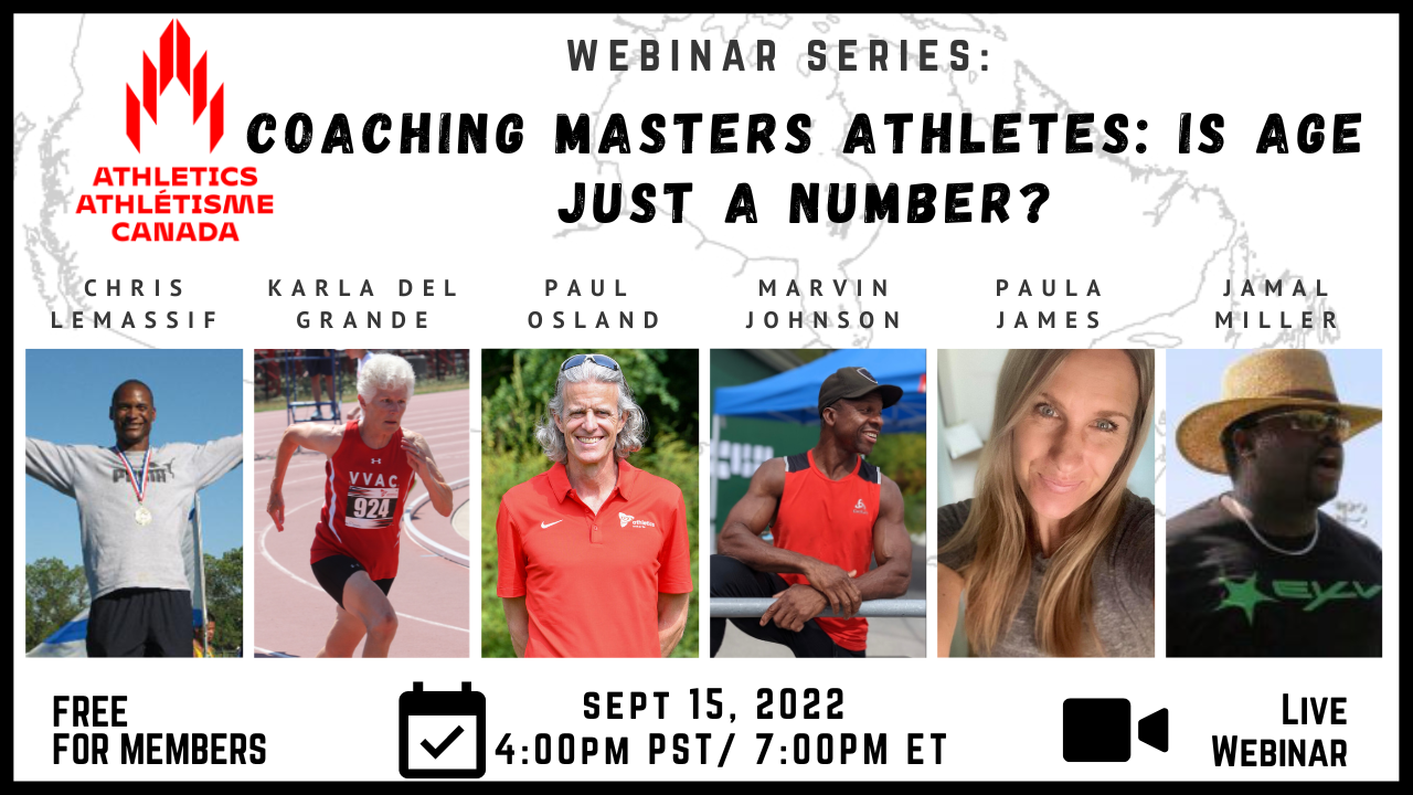 Coaching Masters athletes: Is age just a number?