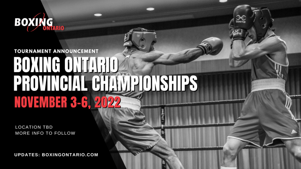 Boxing Ontario Provincial Championships