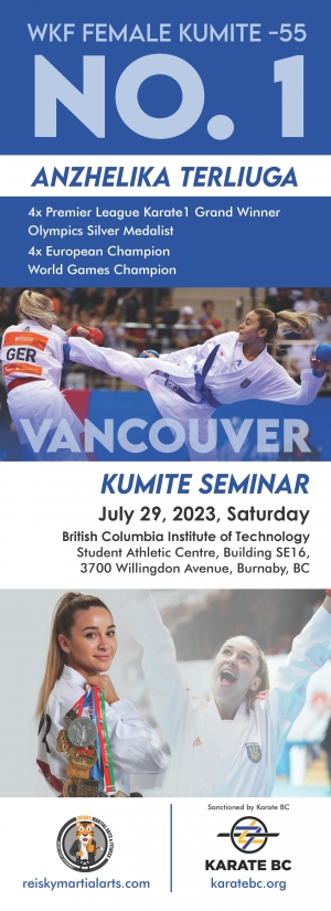 Anzhelika Terliuga Karate Kumite Seminar (Vancouver)