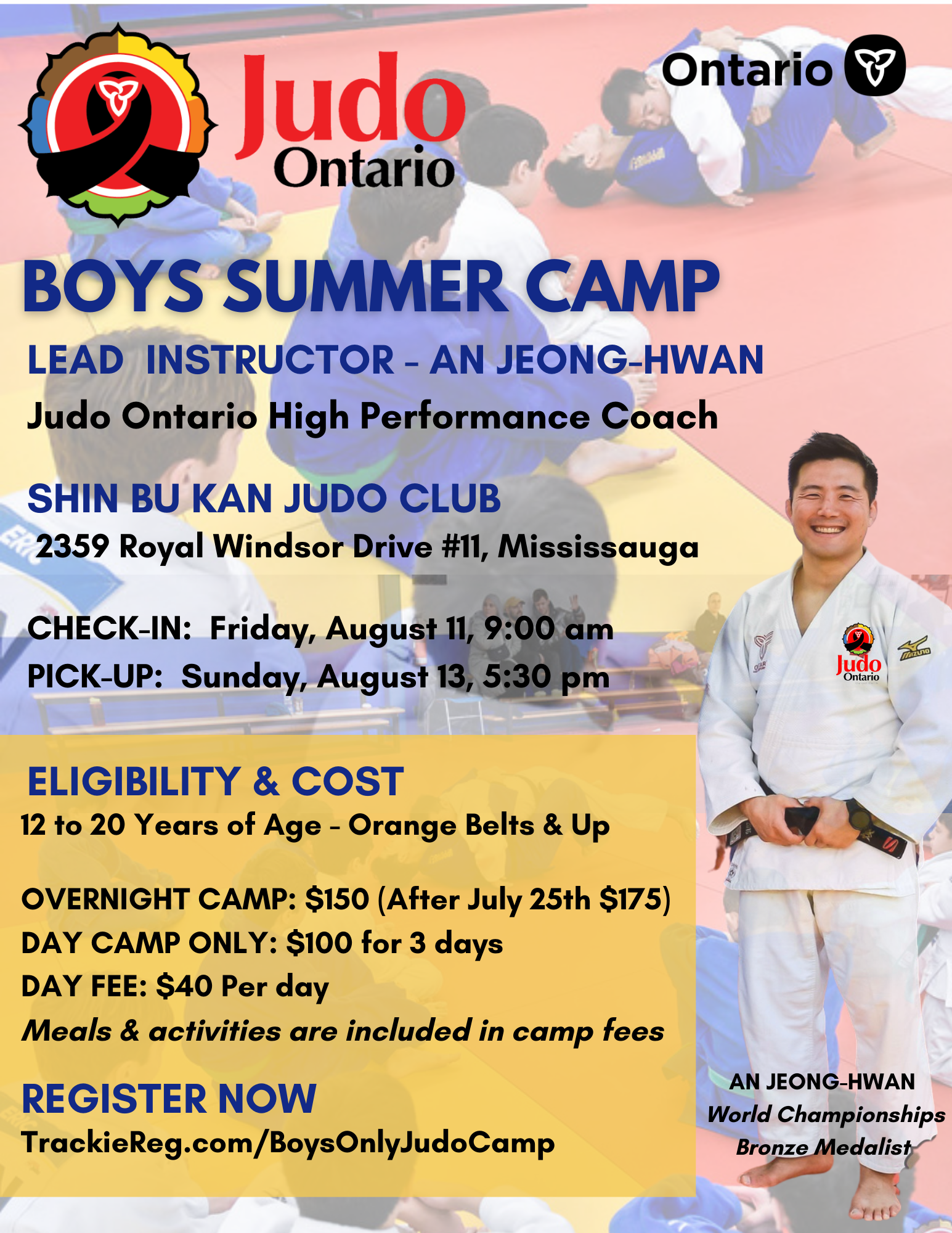 Boys Summer Judo Camp