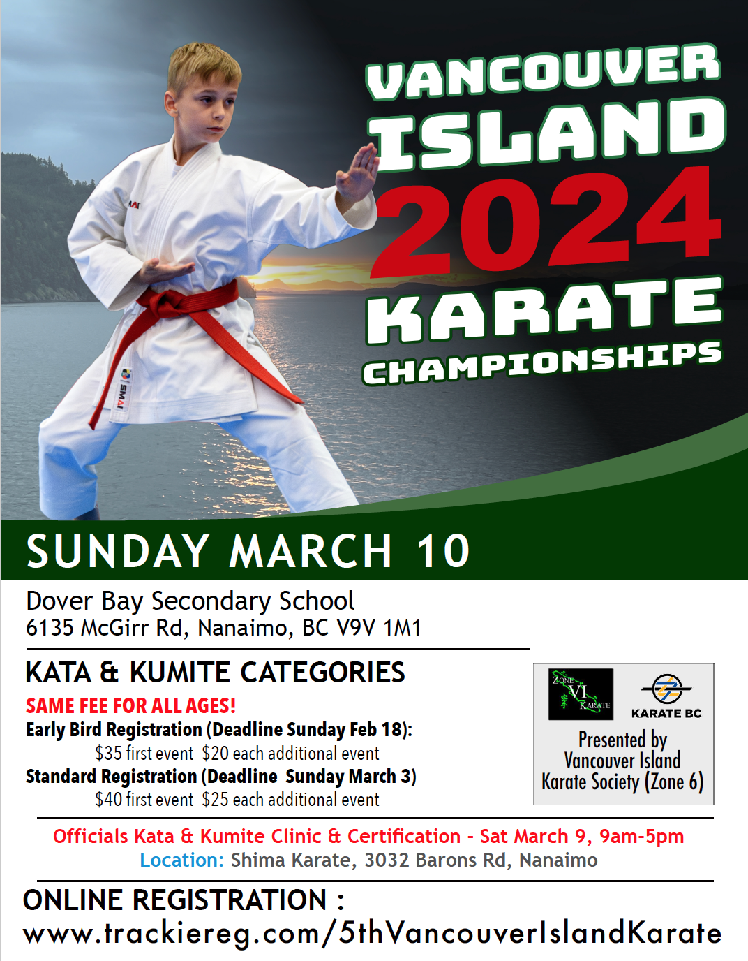 5th Annual Vancouver Island Karate Championships