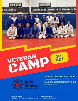 Judo Alberta Veteran Camp