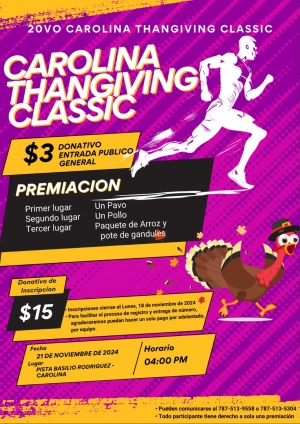 20mo CAROLINA THANKSGIVING CLASSIC