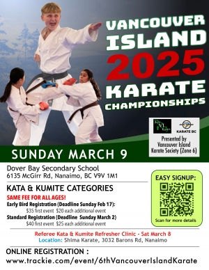 6th Annual Vancouver Island Karate Championships