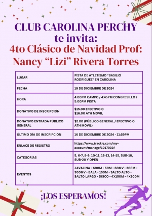 4to  Invitacional de Navidad Prof. Nancy (Lizy) Rivera