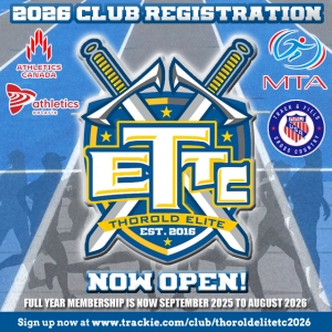 Thorold Elite Track Club - 2026 Member Registration