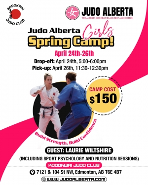2026 Judo Alberta Girls Camp