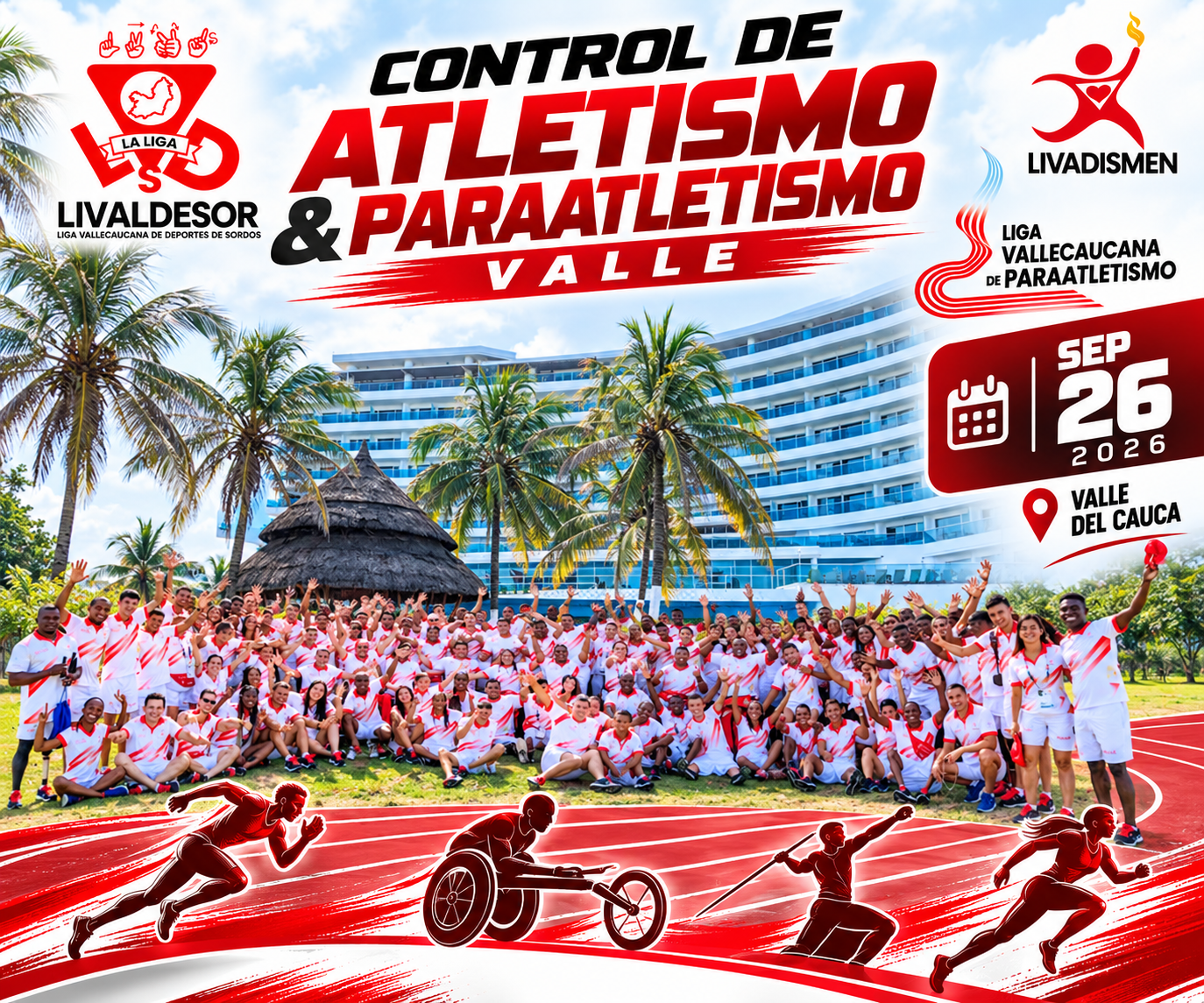 Control de Atletismo & ParaAtletismo Valle Sep 26 2026