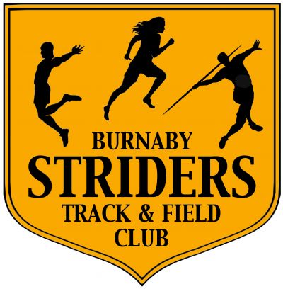BURNABY STRIDERS -  2015 Club Membership