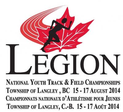 LEGION TEAM ENTRIES - Legion Canadian Youth Track & Field Championships