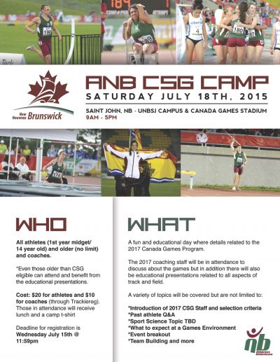 ANB Canada Games Camp - Athlete - Cancelled