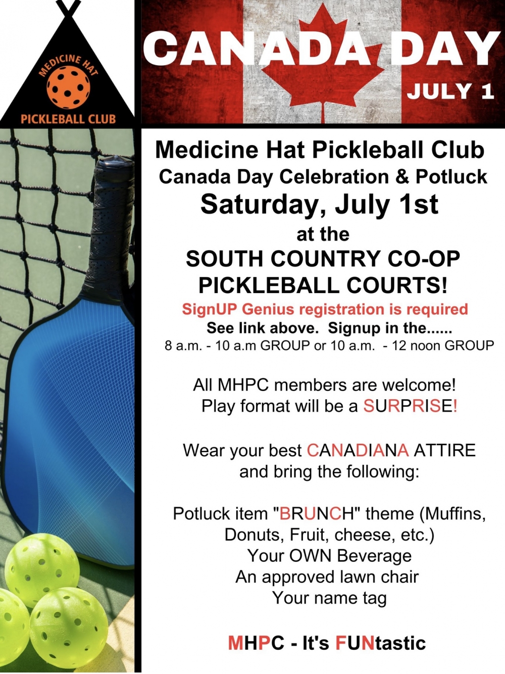 Medicine Hat Pickleball Club